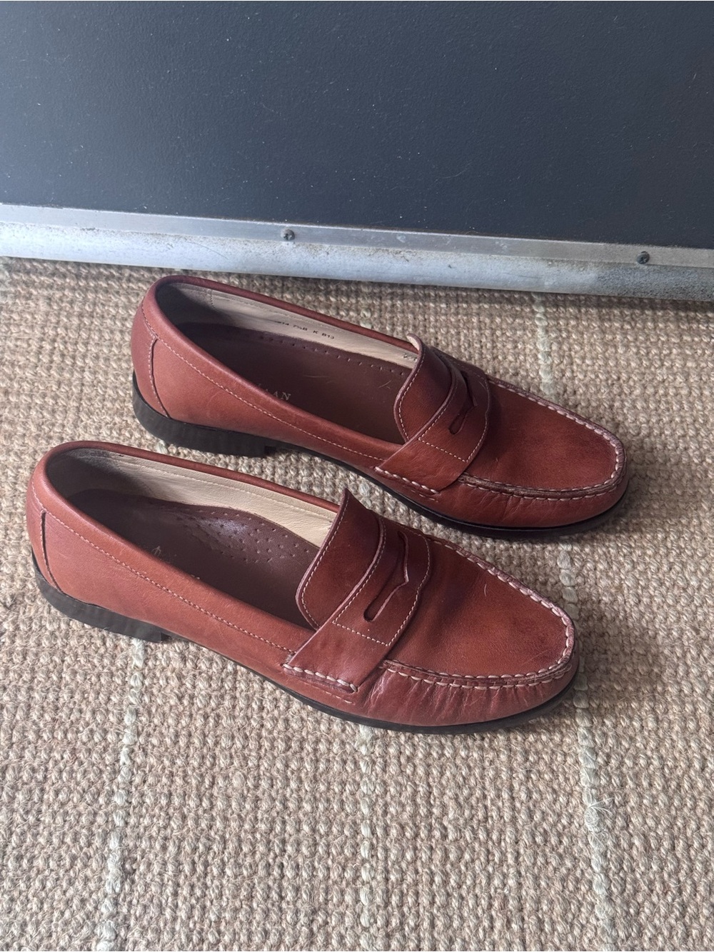 Cole Haan Women's Penny Loafers in Chestnut Brown